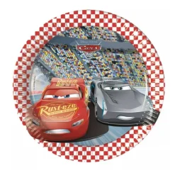 Platos de papel Cars 19,5 cm (8) - Decorata Party