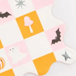 Platos de papel Icon Halloween 26 cm (8) - Meri Meri + REGALO servilletas