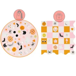 Platos de papel Icon Halloween 26 cm (8) - Meri Meri + REGALO servilletas