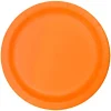 Platos de papel naranjas 23 cm (8) - Conver Party