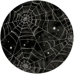 Platos de papel tela de araña 23 cm (8) - Amscan
