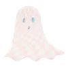 Platos fantasmas cuadros rosas Halloween 23 cm (8) - Meri Meri