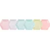 Platos hexagonales colores pastel 18 cm (12) - Talking Tables