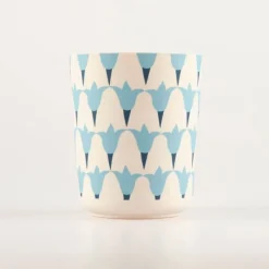 Platos ondulados de plástico reciclado 25 cm (6) - Meri Meri + REGALO vasos