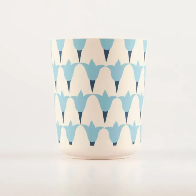 Platos ondulados de plástico reciclado 25 cm (6) - Meri Meri + REGALO vasos