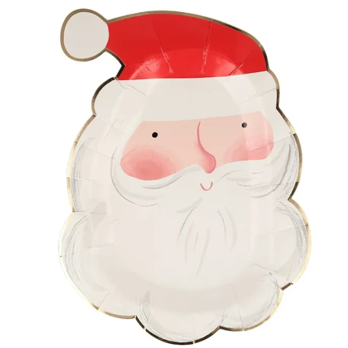 Platos Papá Noel Navidad 26 cm (8) - Meri Meri