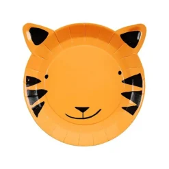 Platos pequeños redondos Tigre 17,5 cm (12) - Meri Meri