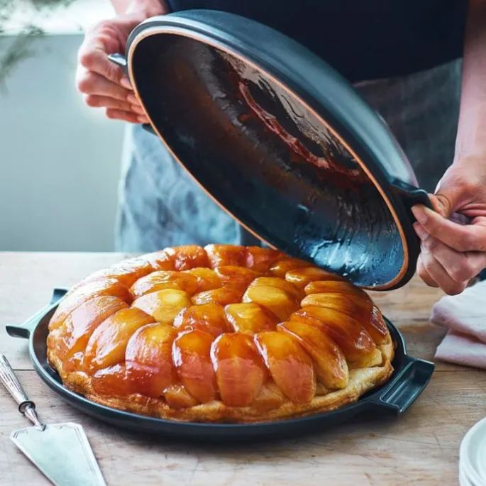 Plato y molde tarta Tatin Delight 28 cm - Cerámica apta para inducción - Emile Henry