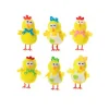 Pollito amarillo con pajarita o delantal 5 cm