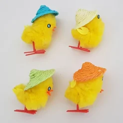 Pollito amarillo con sombrero 5 cm