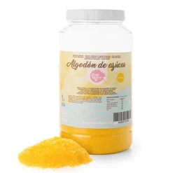 Preparado en polvo para algodón de azúcar amarillo sabor plátano 1 kg - Sin gluten - Pastkolor