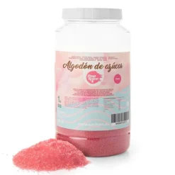 Preparado en polvo para algodón de azúcar rosa sabor fresa 1 kg - Sin gluten - Pastkolor
