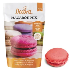 Preparado macarons rojo 250 gr - Decora