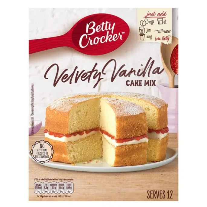 Preparado para bizcocho de vainilla 425 g - Betty Crocker