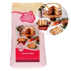 Preparado para bizcocho de zanahoria 500 g - Funcakes