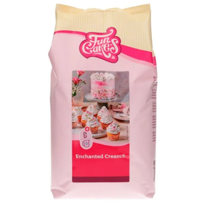 Preparado para Crema Encantada sabor a vainilla 4 kg - Funcakes