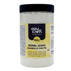 Preparado para glasa o royal icing amarillo pastel 150 g - Azucren