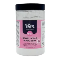 Preparado para glasa o royal icing rosa bebé 150 g - Azucren