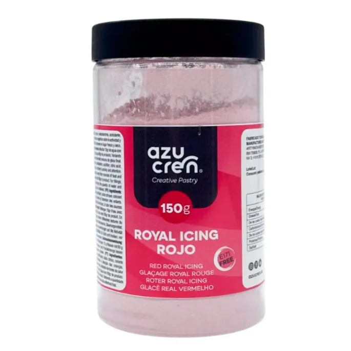Preparado para glasa o royal icing rojo 150 g - Azucren