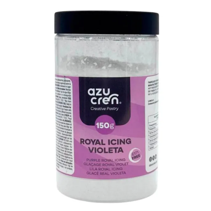 Preparado para glasa o royal icing violeta 150 g - Azucren