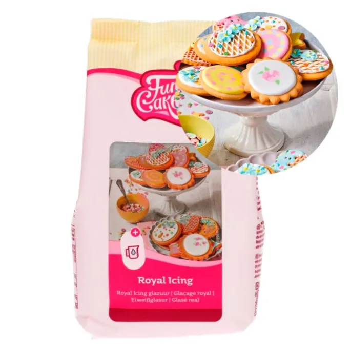 Preparado para glasa o royal icing 450 g - Funcakes