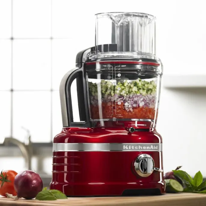Procesador de alimentos rojo 4 litros - 5KFP1644 - KitchenAid + REGALO set 6 bolsas