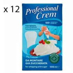 Professional Crem: Nata vegetal Pack 12 litros - Sin lactosa