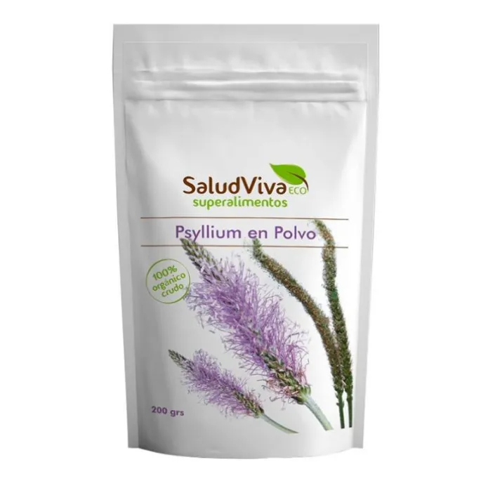 Psyllium en polvo ecológico 200 gr - Sin gluten - SaludViva