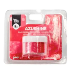 Purpurina comestible en polvo rojo cereza Azushine 5 g - Azucren