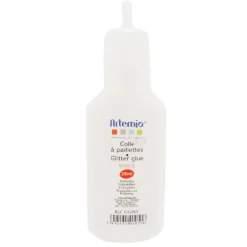 Purpurina líquida blanca (Glitter Glue) - Artemio