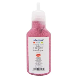 Purpurina líquida rosa (Glitter Glue) - Artemio