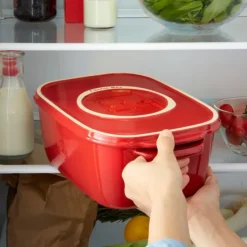 Quesera roja Cheese Box 30,5 cm - Cerámica - Emile Henry