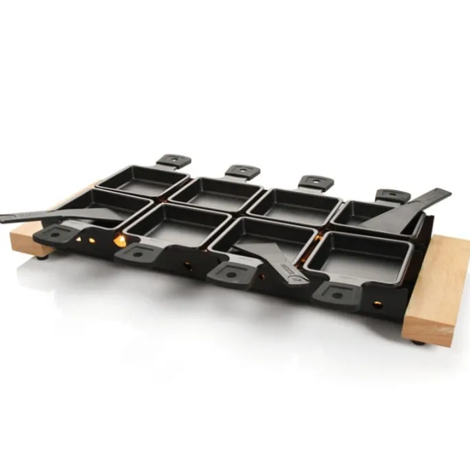 Raclette grande para fundir queso Partyclette XL - Acero - Boska + REGALO tarros