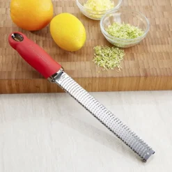 Rallador Premium Zester negro 32,5 cm - Acero inoxidable - Microplane