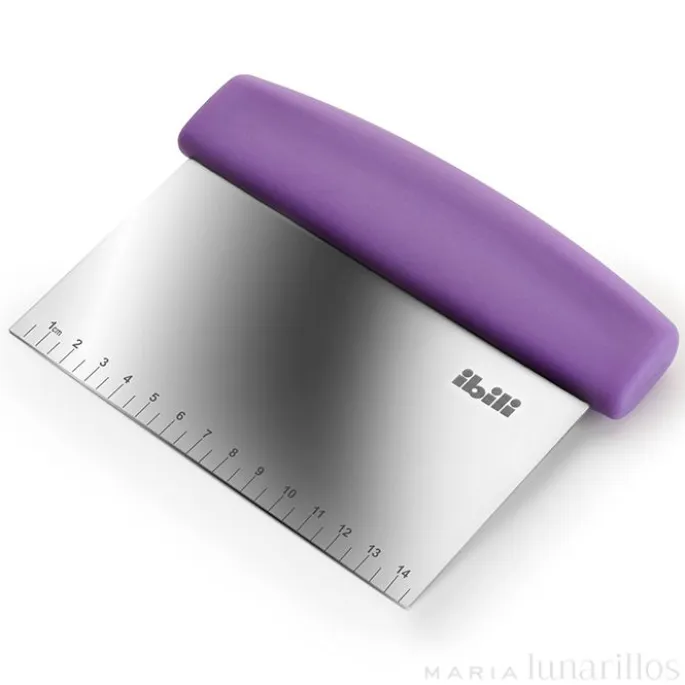 Rasqueta-cortador con medidas 16 cm - Ibili