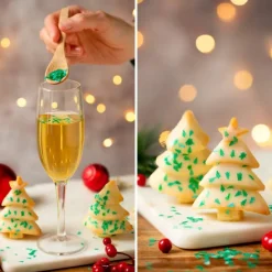 Árboles de Navidad verdes comestibles 1 g - Sin gluten - Decora