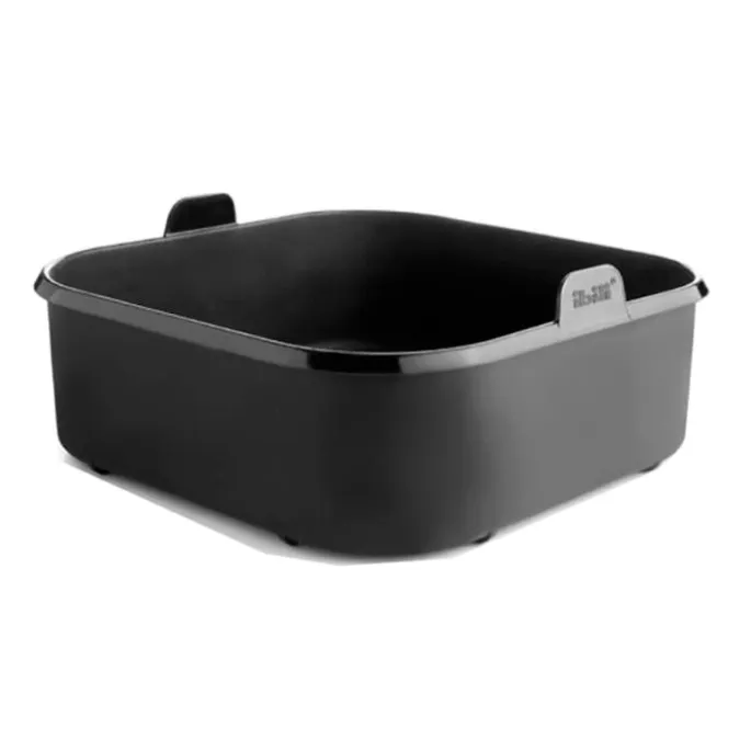 Recipiente o molde cuadrado de silicona para freidora de aire 24,5 cm - Ibili