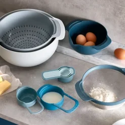 Recipientes y tazas apilables Nest Plus Sky azul (9) - Joseph Joseph + REGALO racionador