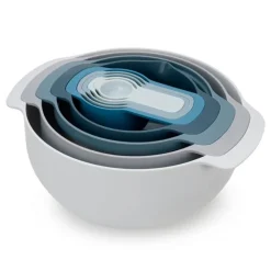 Recipientes y tazas apilables Nest Plus Sky azul (9) - Joseph Joseph + REGALO racionador