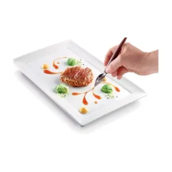 Recipiente y cucharas para decorar con salsas - Silikomart + REGALO tabla cerámica
