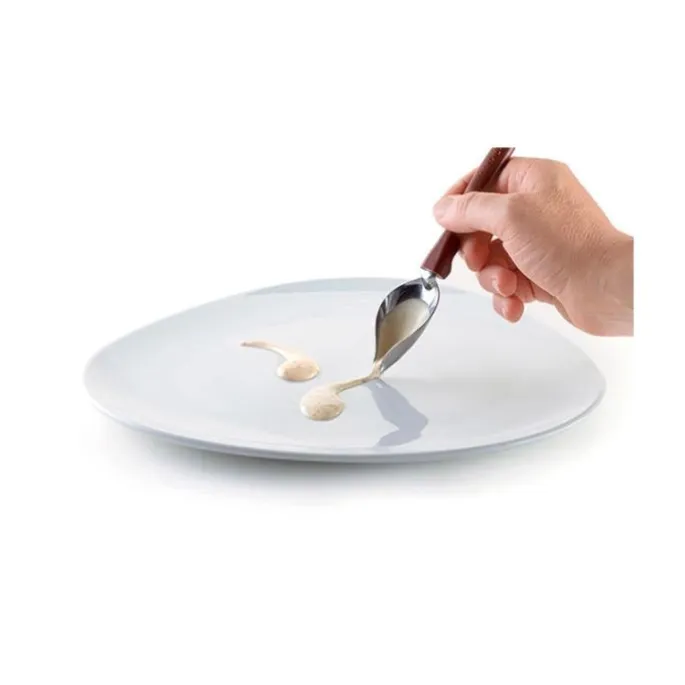 Recipiente y cucharas para decorar con salsas - Silikomart + REGALO tabla cerámica