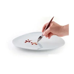 Recipiente y cucharas para decorar con salsas - Silikomart + REGALO tabla cerámica