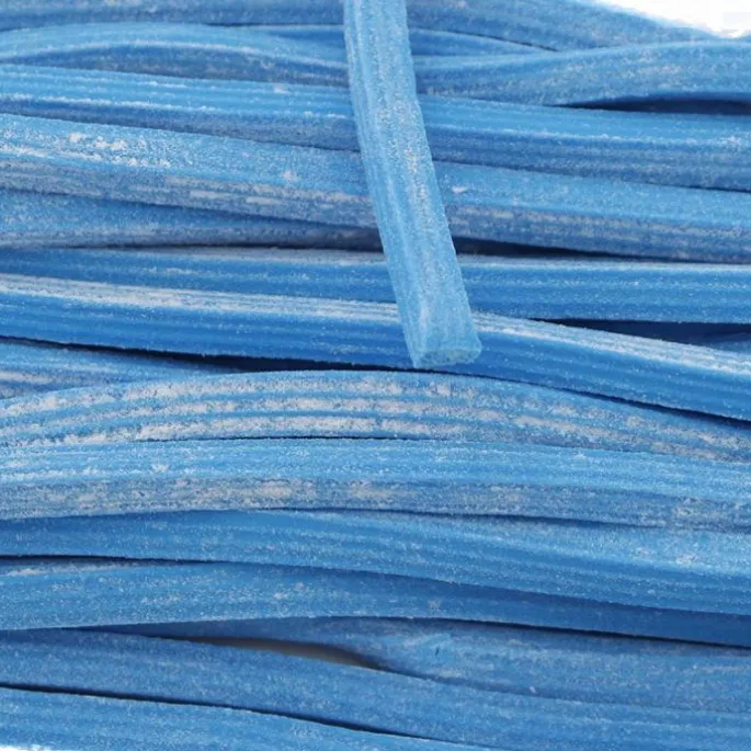Regaliz azul de frambuesa con azúcar glas (200 uds) - Fini