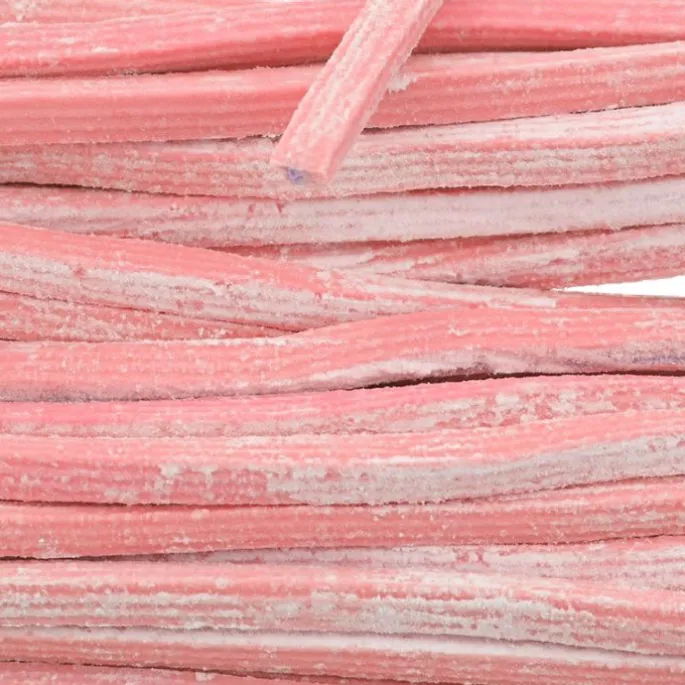 Regaliz rosa de fresa con azúcar glas (200 uds) - Fini