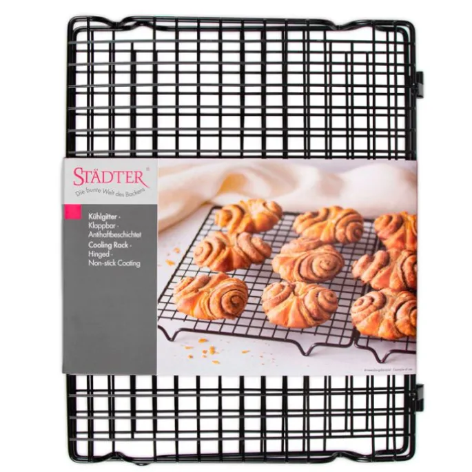 Rejilla enfriadora plegable rectangular 48 x 30 cm - Städter