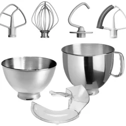 Robot amasador plata oscuro 4,8 l - Artisan Elegance 5KSM175PS - KitchenAid + LIBRO
