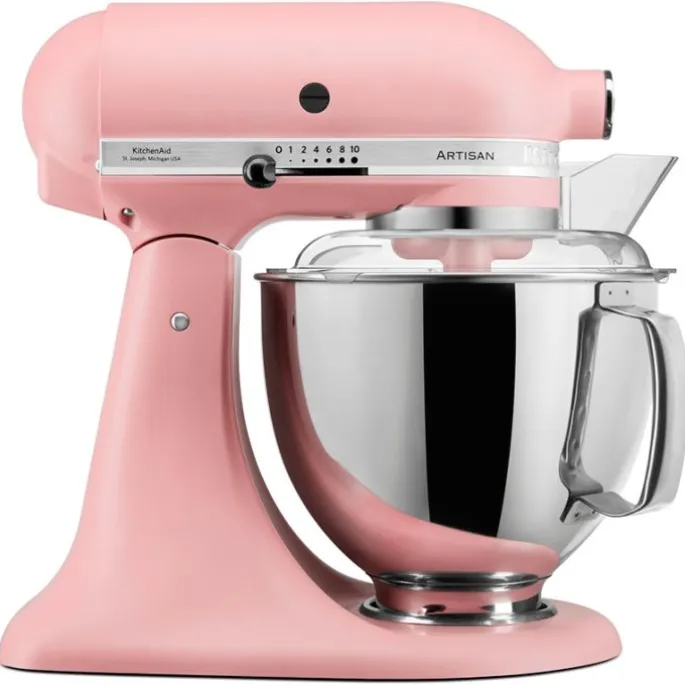Robot amasador rosa pétalo mate 4,8 l - Artisan Elegance 5KSM175PS - KitchenAid + LIBRO