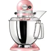 Robot amasador rosa seda 4,8 l - Artisan Elegance 5KSM175PS - KitchenAid + LIBRO + REGALO bol cerámica