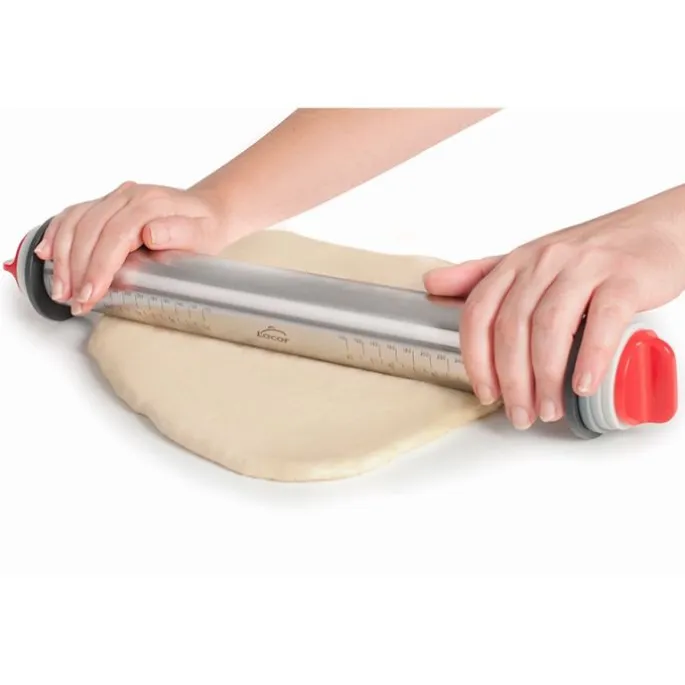 Rodillo de acero inoxidable 4 medidas discos extraíbles 34 cm - Lacor