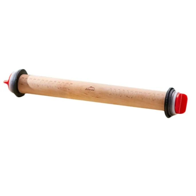 Rodillo de madera con 4 discos extraíbles 35 cm - Lacor
